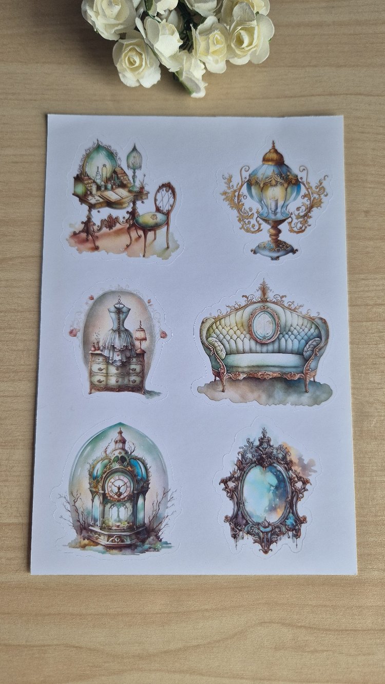 Mavi Sticker Sayfası