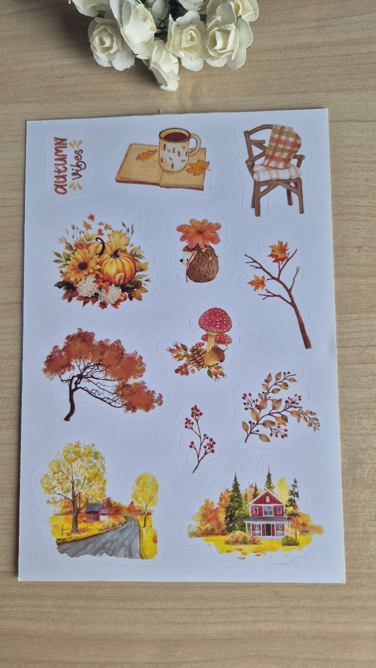 Turuncu Sticker Sayfası
