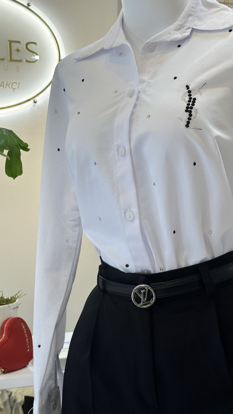 YSL TAŞLI GÖMLEK