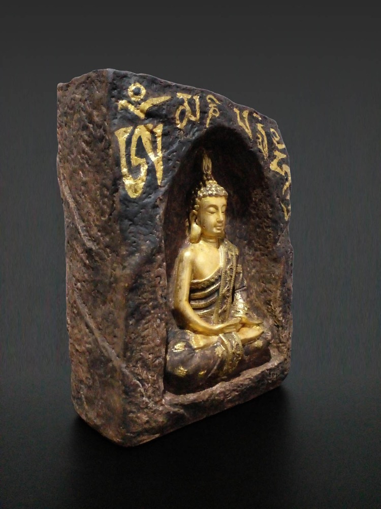 Om Mani Padme Hum Mantralı Tealight Mumluk