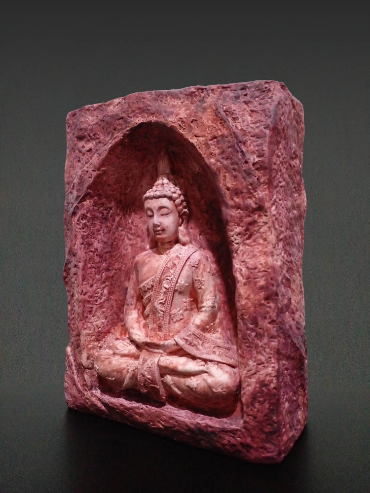 Lotus Pozisyonunda Meditasyon Yapan Buddha Mumluk
