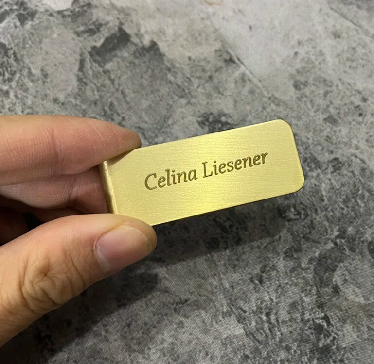Metal para klipsi (gümüş rengi)