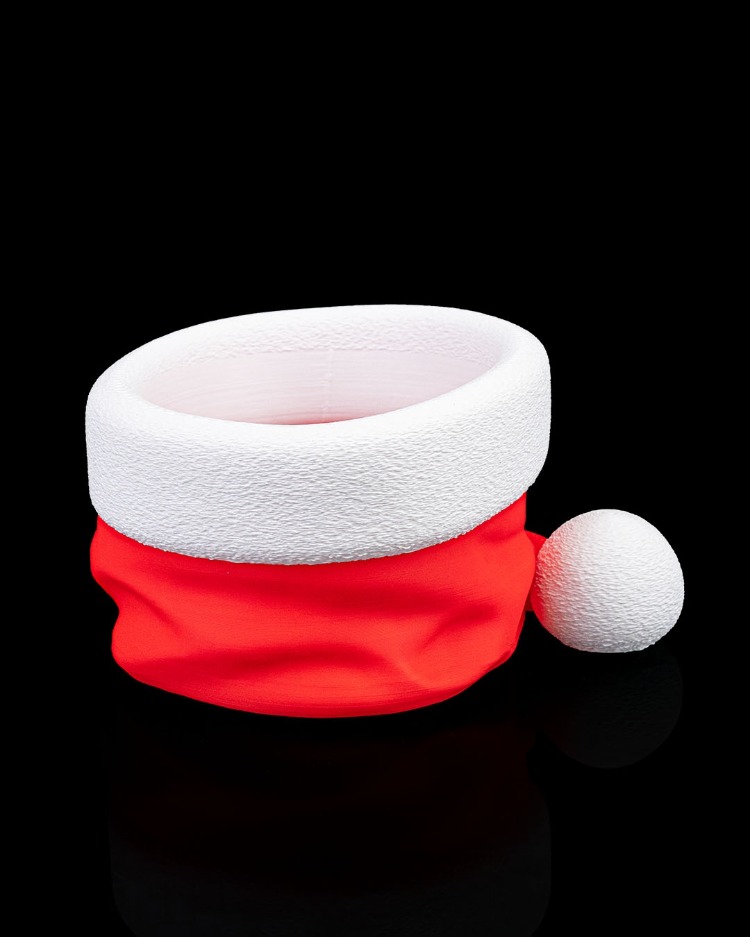 3D Noel Şapkası Kase – Şekerlik / Mini Organizer (Budisha)