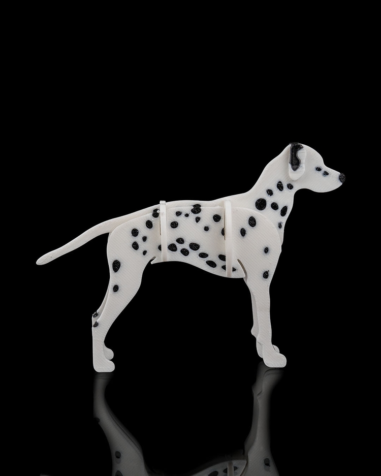 Dalmaçyalı Köpek 3D Maket | Şık Koleksiyon Figürü