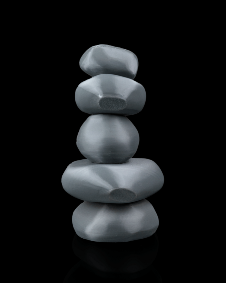 Zen Taşları Tasarımlı Tütsülük | Minimal Dekoratif Çubuk Tütsü Tutucu