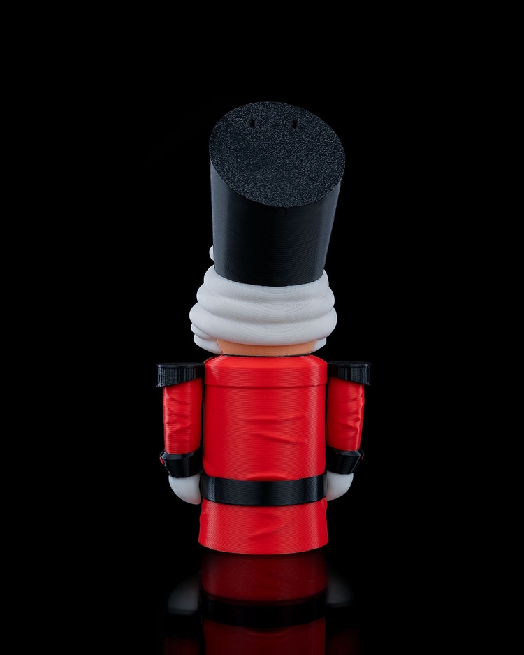 3D Baskı Fındıkkıran (Nutcracker) Yılbaşı Süsü | El Yapımı Klasik Figür