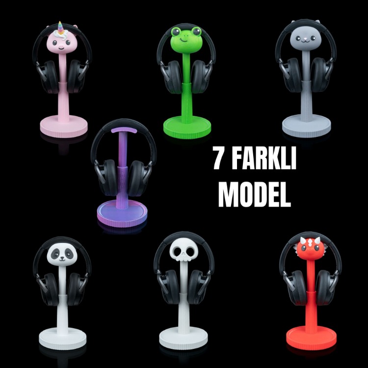 3D Baskı Kulaklık Tutucu | 7 Farklı Model