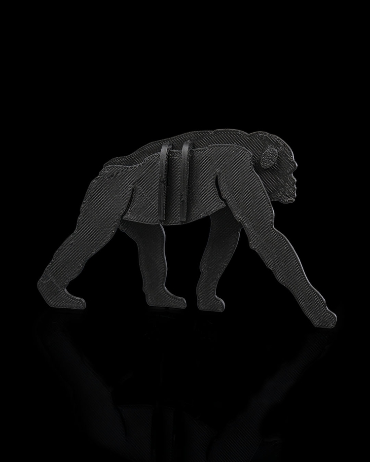 Bonobo 3D Maket | Dekoratif Koleksiyon Figürü
