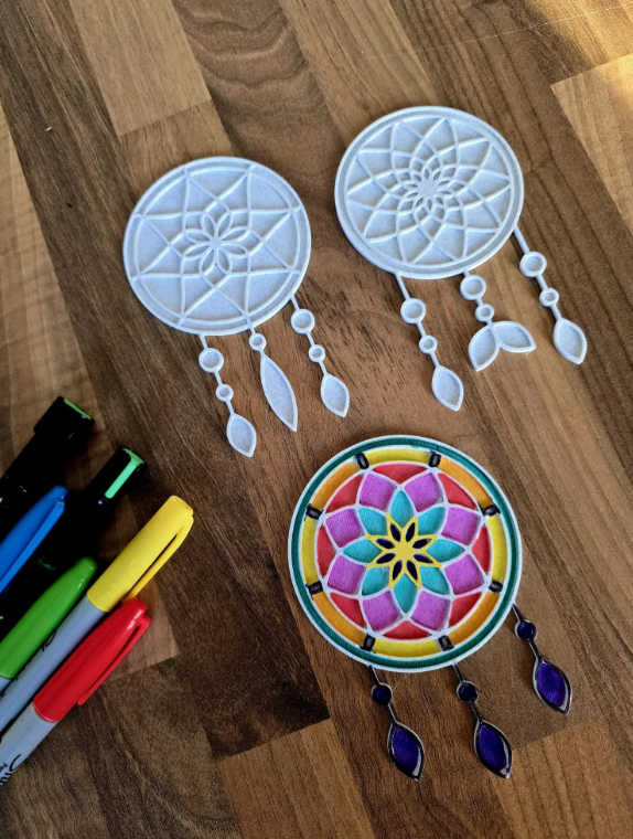 3D Baskı Rüya Kapanı – Kendin Boya Seti