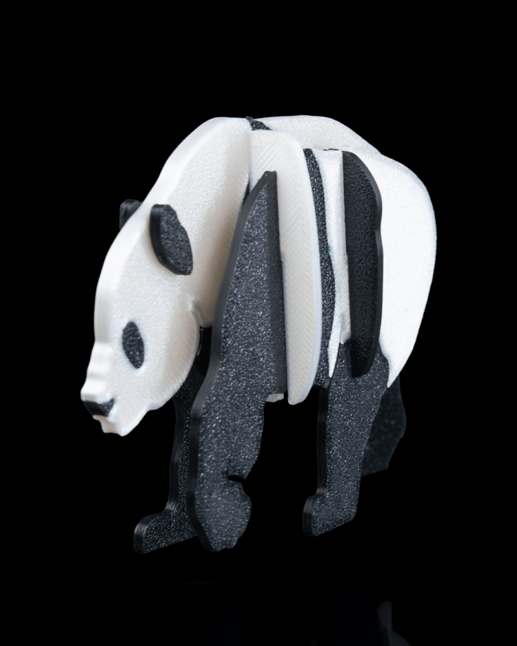 Panda 3D Maket | Şirin Koleksiyon Figürü