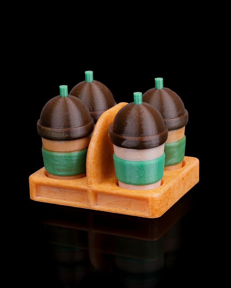 Bubble Tea Magnet Seti | 3D Baskı Dekoratif Buzdolabı Magneti | Ek Paket Seçenekli