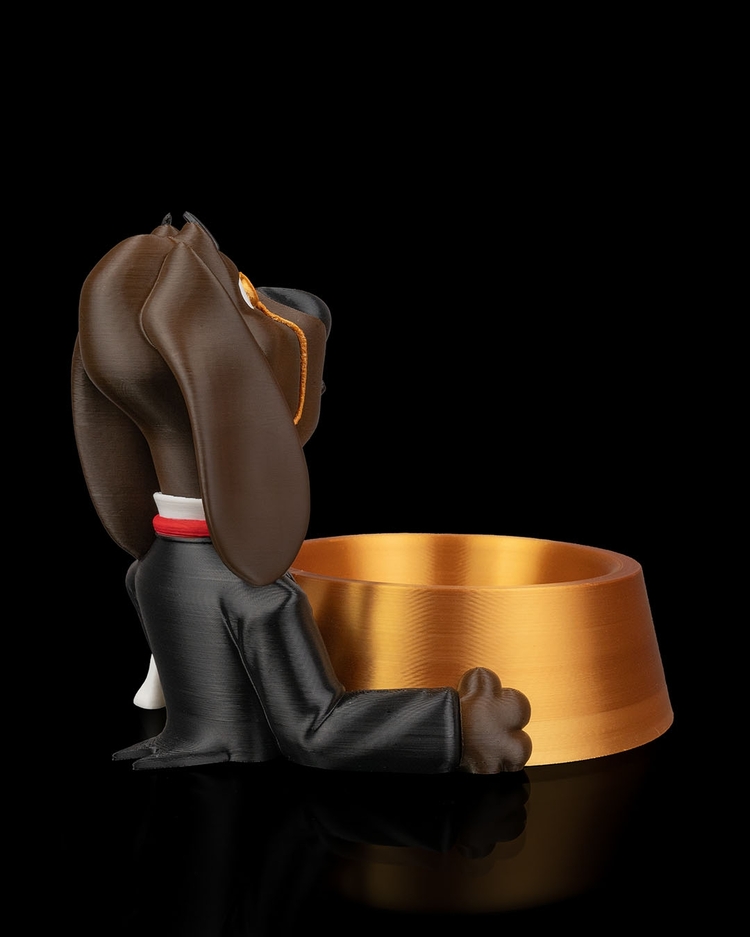 Zarif Köpek Mama Kabı | Şık Tasarımlı 3D Baskı Stand