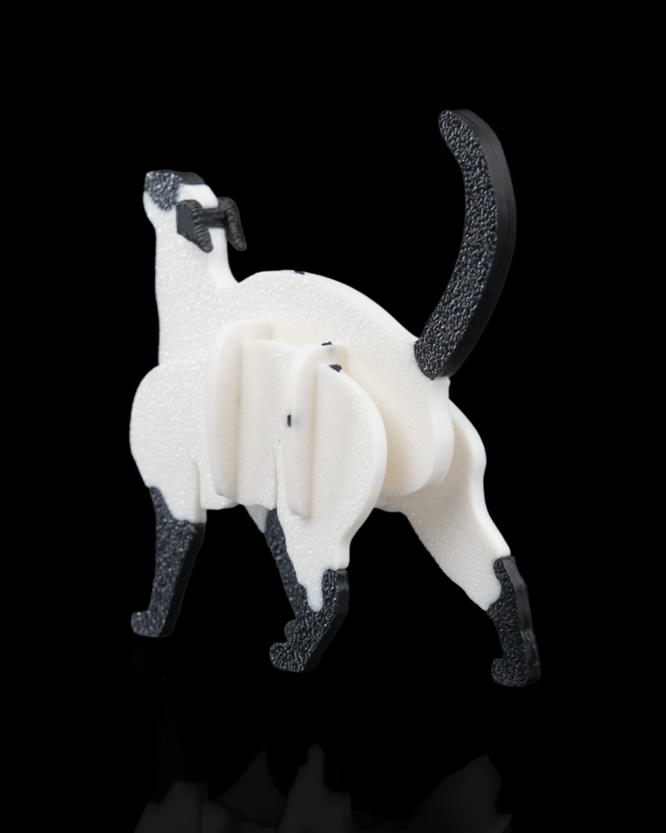 Siyam Kedisi 3D Maket | Şık Koleksiyon Figürü