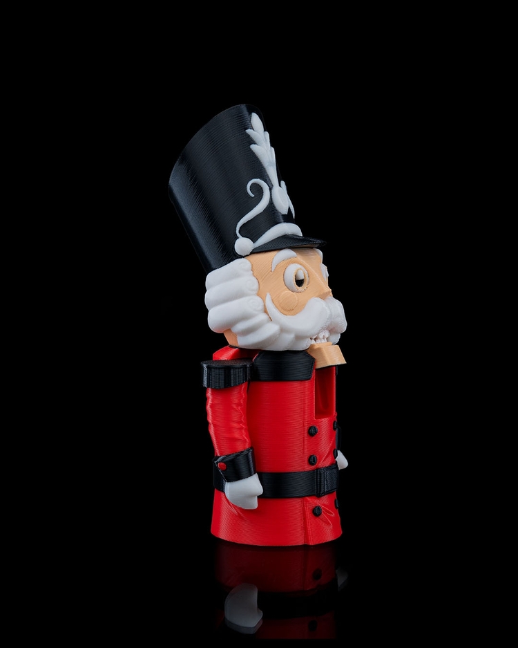 3D Baskı Fındıkkıran (Nutcracker) Yılbaşı Süsü | El Yapımı Klasik Figür