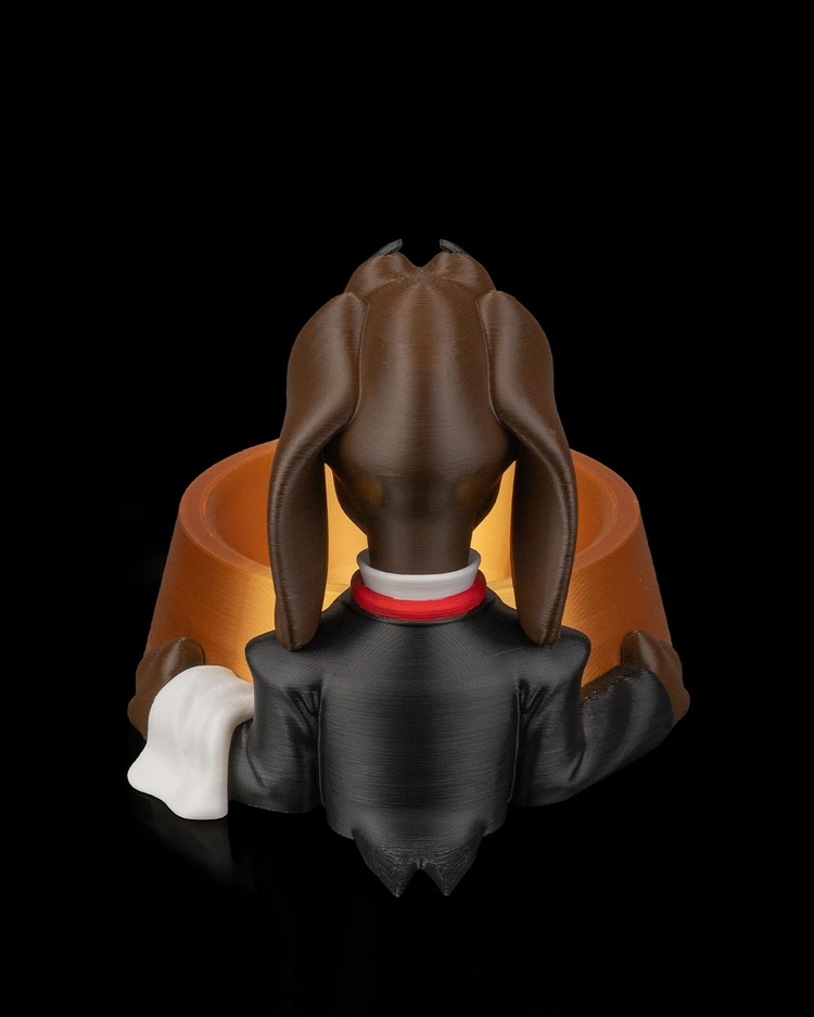 Zarif Köpek Mama Kabı | Şık Tasarımlı 3D Baskı Stand