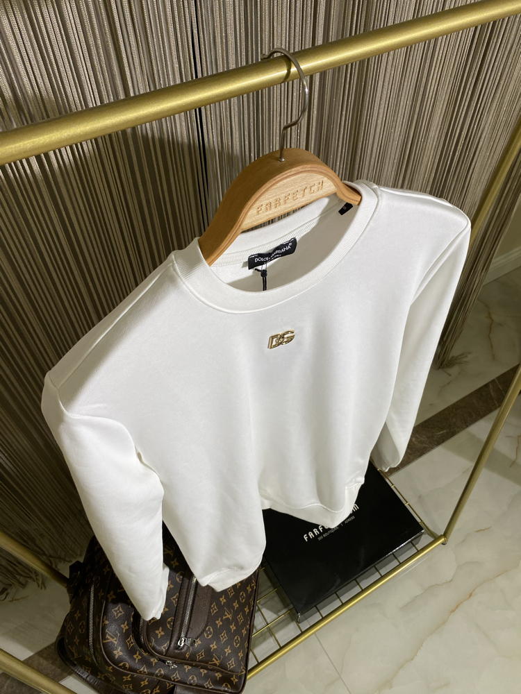 DOLCE & GABBANA BEYAZ SWEAT