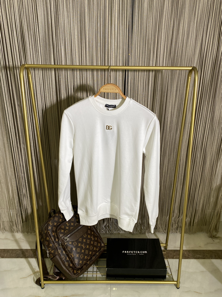 DOLCE & GABBANA BEYAZ SWEAT