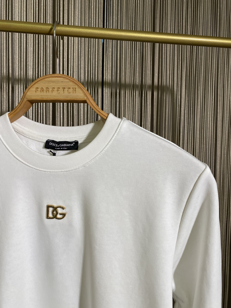 DOLCE & GABBANA BEYAZ SWEAT