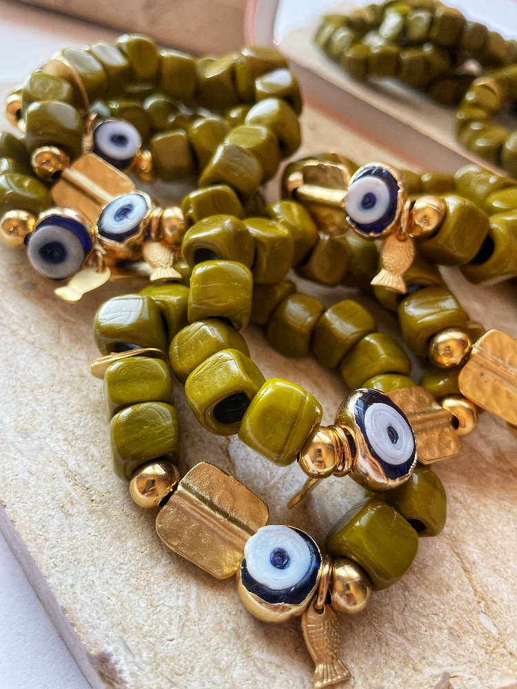BODRUM BONCUK (YEŞİL)BİLEKLİK