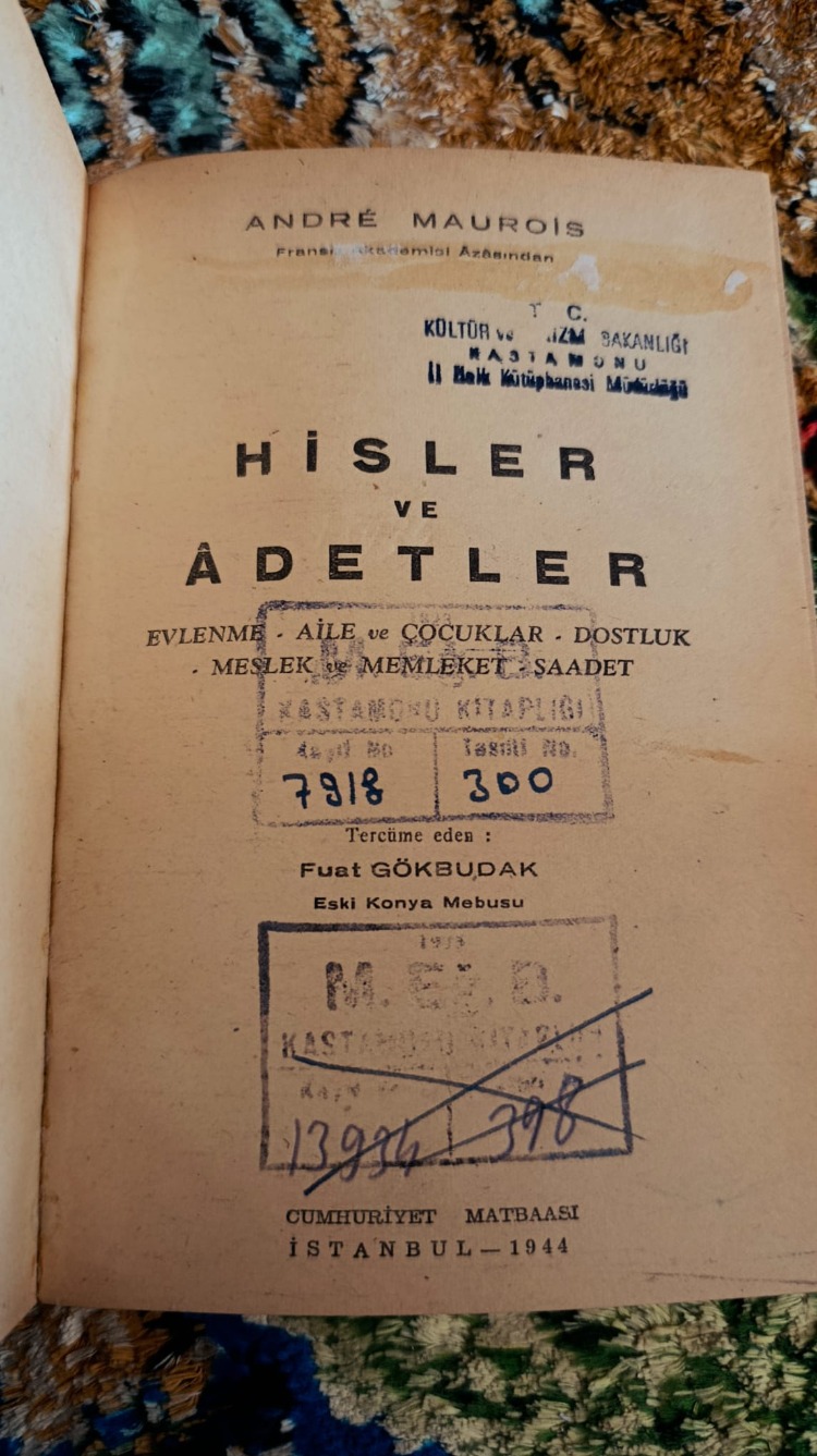 HİSLER VE ADETLER
