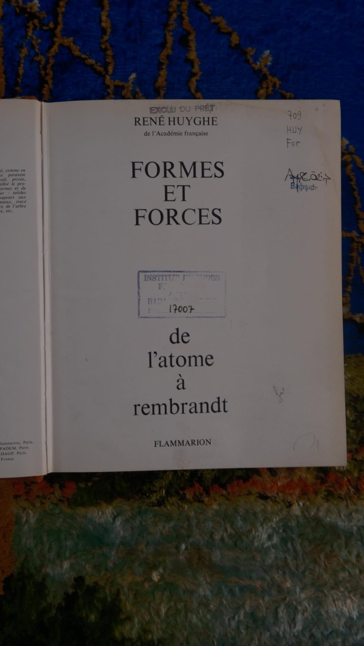 Rene huyghe de l'academie françaıse formes et forces de l'atome a rembrandt flammarıon