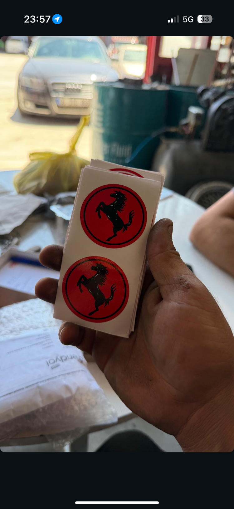 Reflektör Sticker Kırmızı