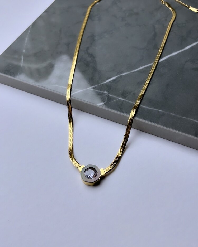 Siyah uçlu serenay kombin kolye *