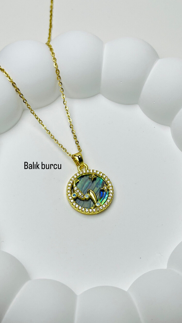 Burç kolyesi - Çelik 