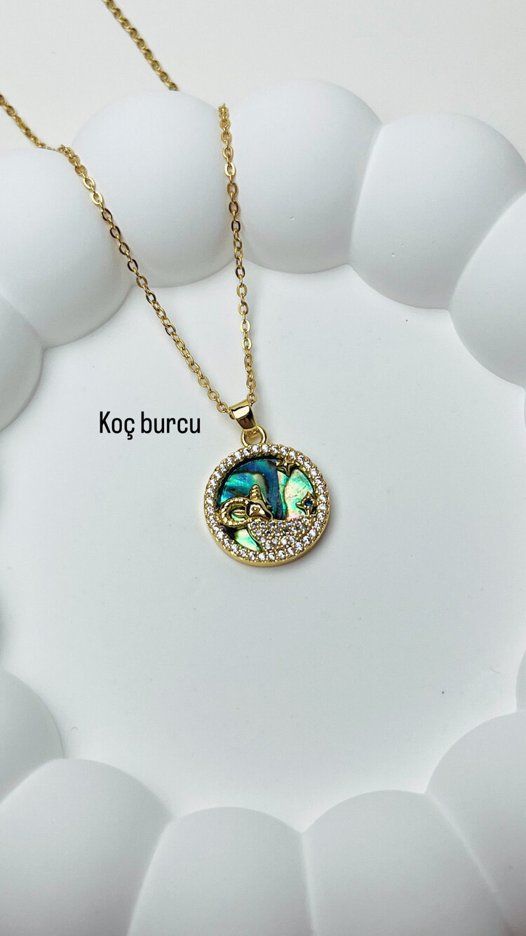 Burç kolyesi - Çelik 