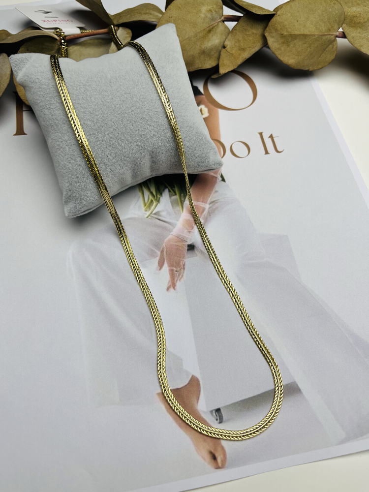 Özel seri ezme Kral zincir kolye