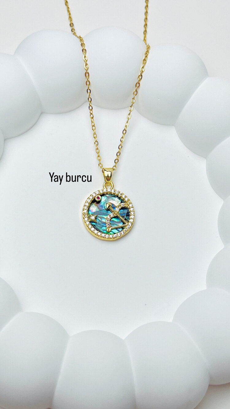 Burç kolyesi - Çelik 