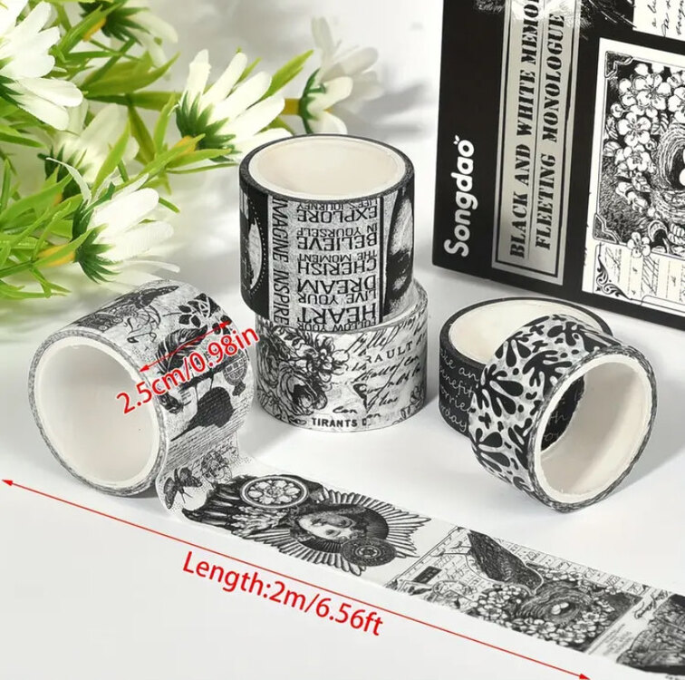 Siyah Washi Bandı
