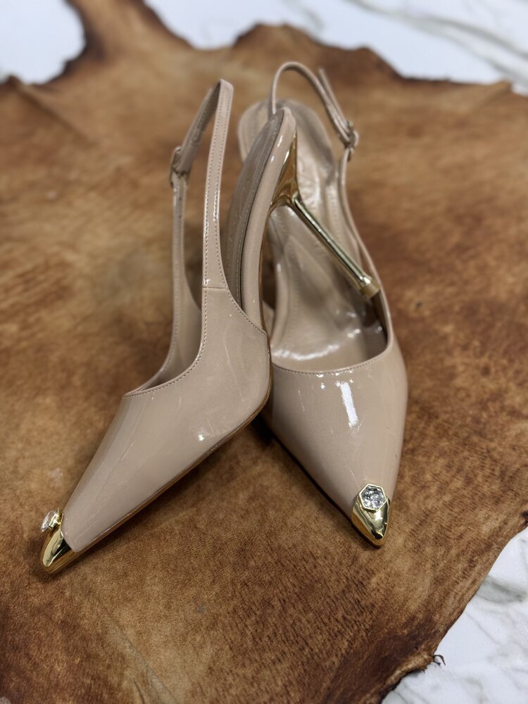 Parlak taşlı Stiletto