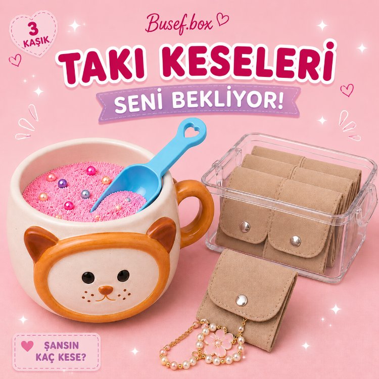 3 Kaşık Takı Kesesi