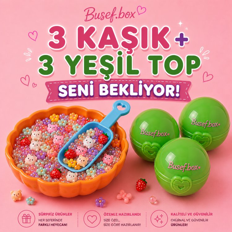 3 Kaşık + 3 Yeşil Top