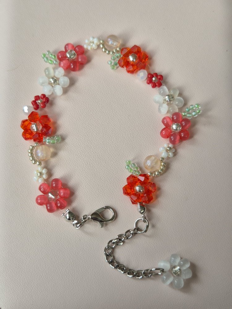 Sonsuz papatya kırmızı (Hand made)
