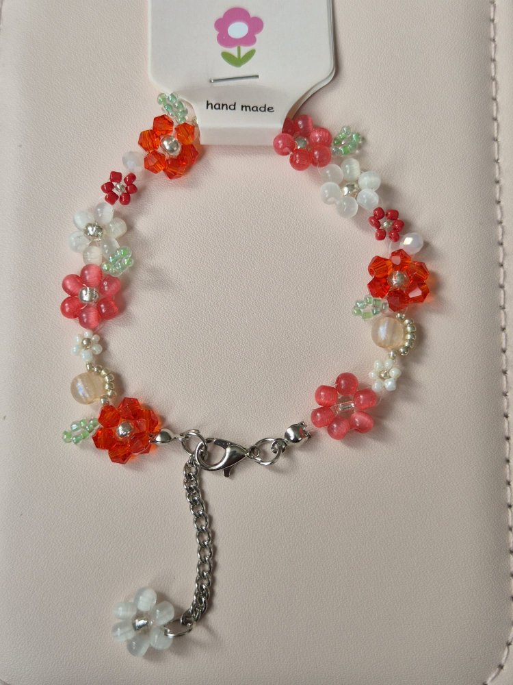 Sonsuz papatya kırmızı (Hand made)
