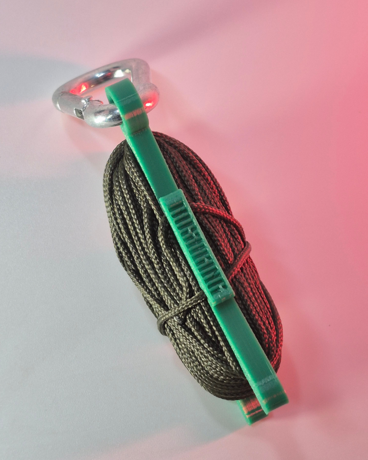 Yeşil Paracord 95 15 mt Tekrar Kullanılabilir Makaralı