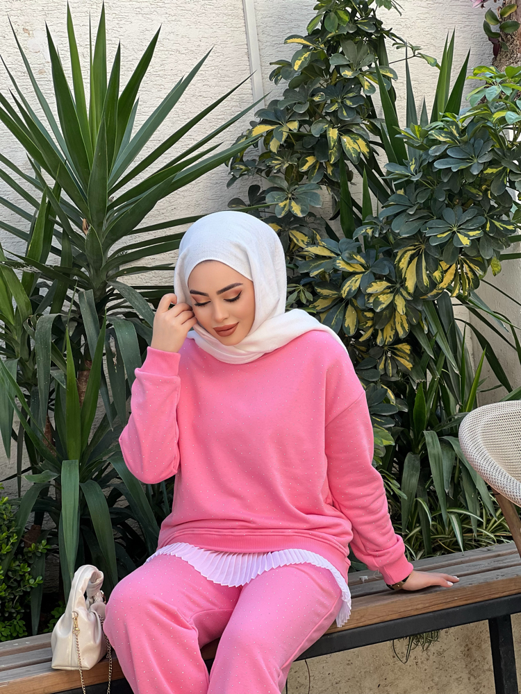 Pembe Taşlı Takım