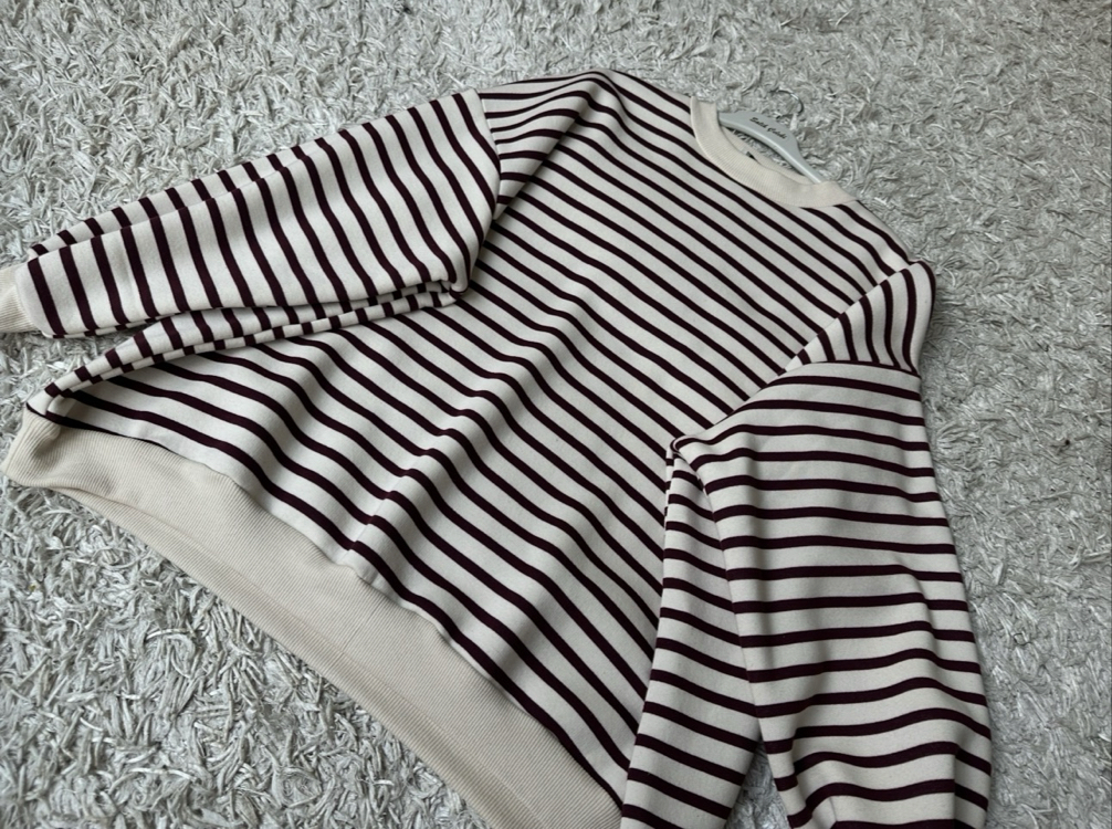 Bordo Çizgili Sweet 