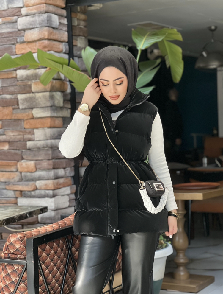 Şişme Siyah Yelek