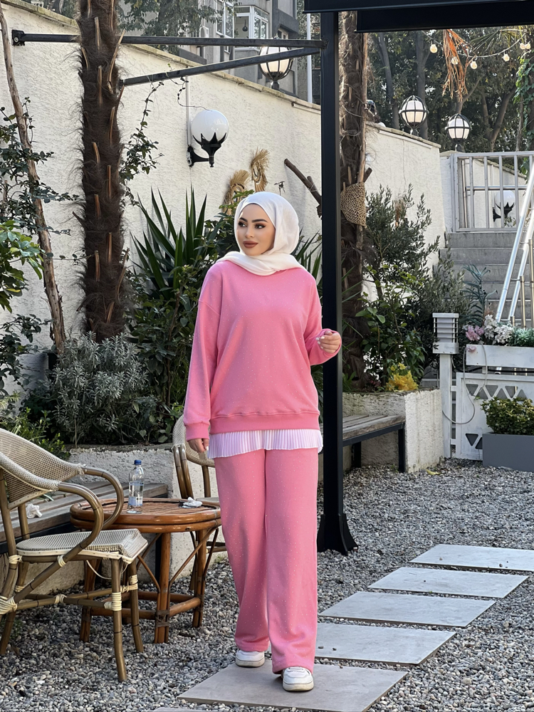 Pembe Taşlı Takım