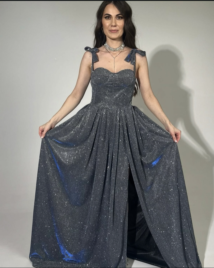 Bella Simli Shine Korse Elbise