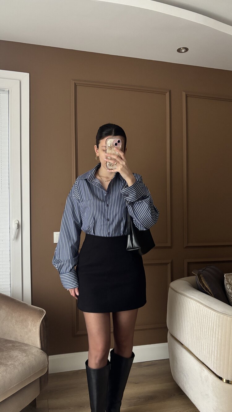 ZR Oversize Poplin Gömlek