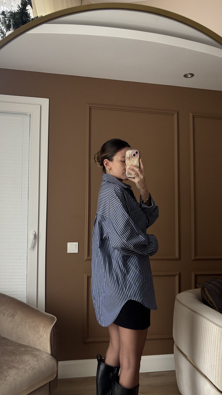 ZR Oversize Poplin Gömlek