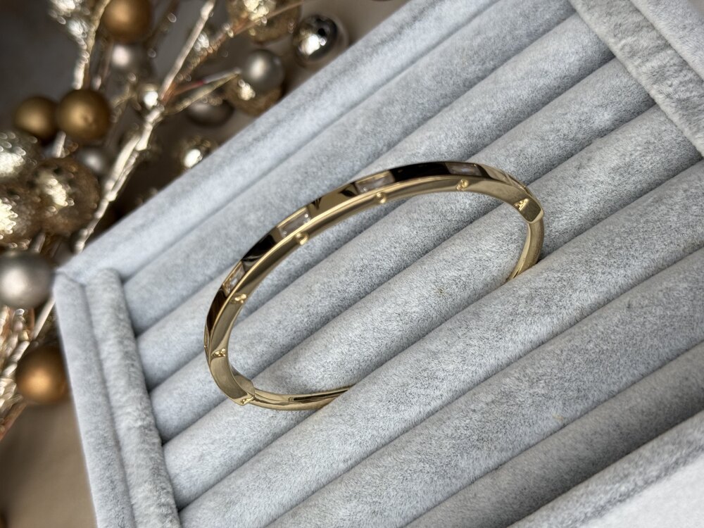 Pandora model gold renk taşlı bileklik