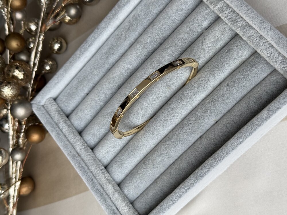 Pandora model gold renk taşlı bileklik