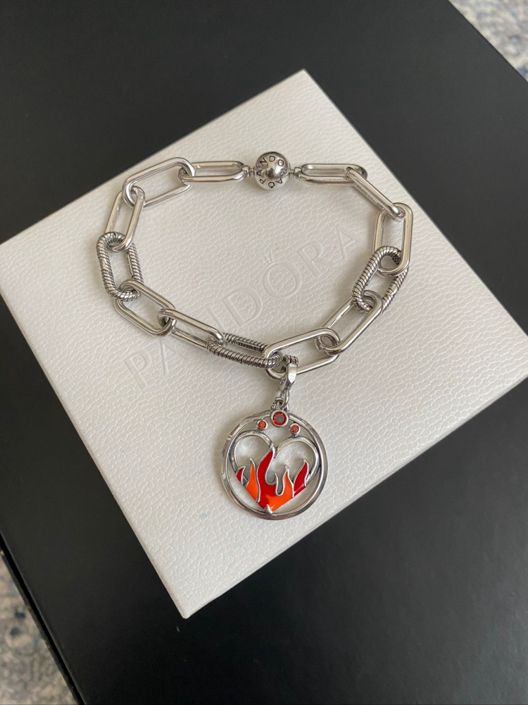 Pandr ateşin gücü madalyon charm