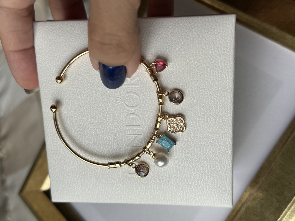 Opal ve renkli taşlı şans bilekliği