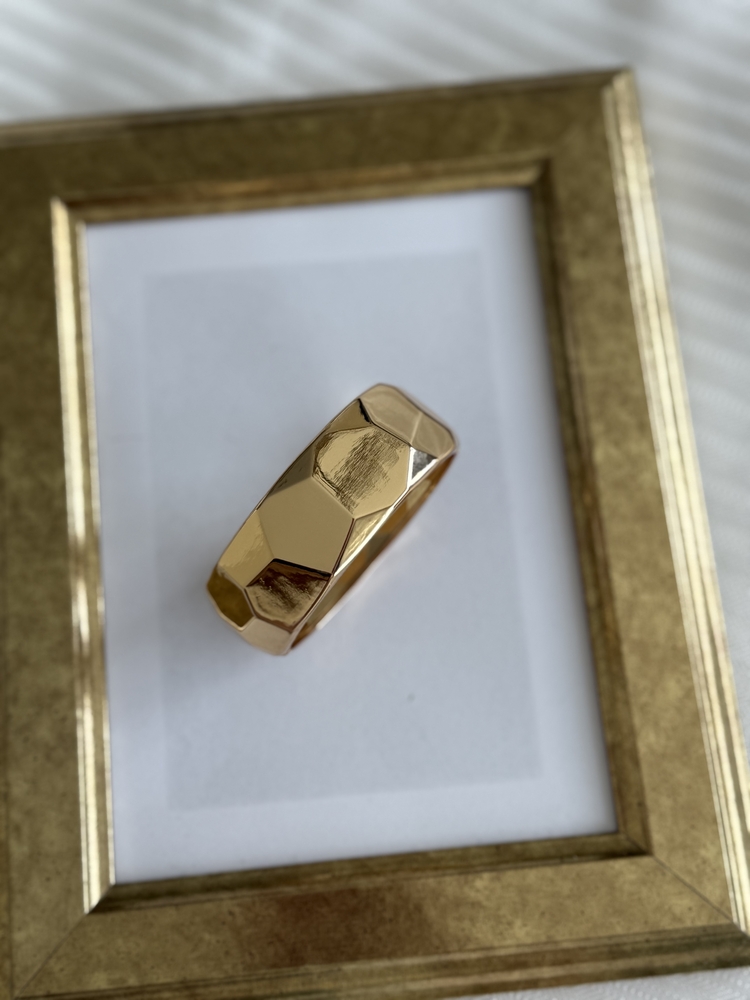 Zr model petek gold kelepçe bileklik